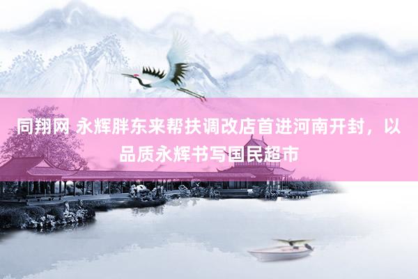 同翔网 永辉胖东来帮扶调改店首进河南开封，以品质永辉书写国民超市