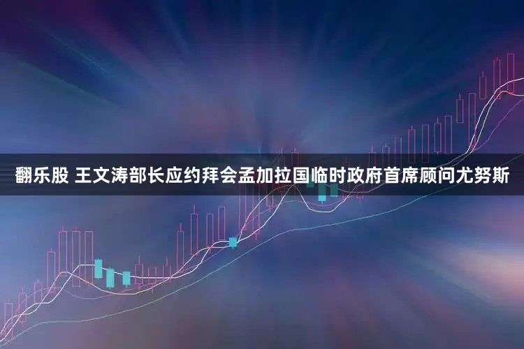 翻乐股 王文涛部长应约拜会孟加拉国临时政府首席顾问尤努斯