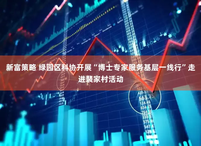 新富策略 绿园区科协开展“博士专家服务基层一线行”走进裴家村活动